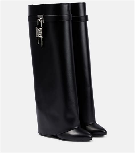 givenchy blue jean shark boots|givenchy thigh high sock boots.